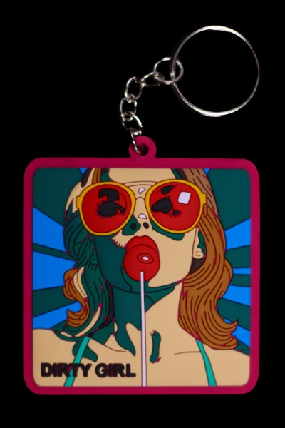 Dirty Girl Keychain